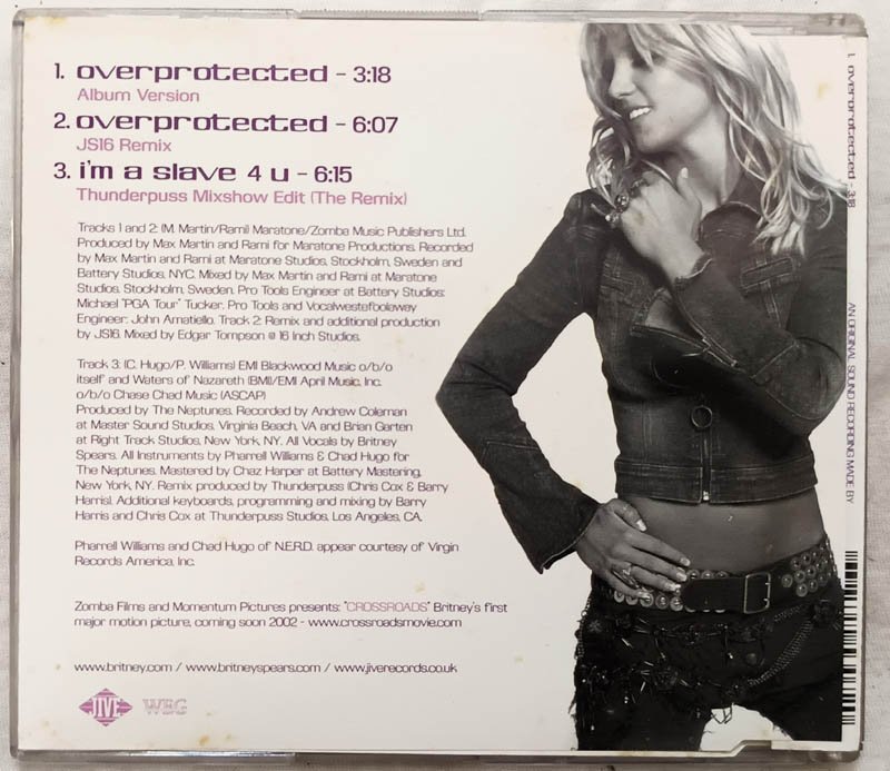 Britney Spears Overprotected English Audio Cd