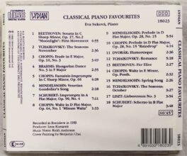 Classical Piano Favorites Audio cd