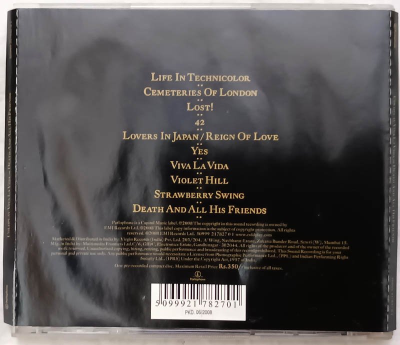 Coldplay Viva Lavida English Audio Cd