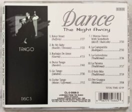 Dance The night Away Tango Vol 1 to 3 Audio cd