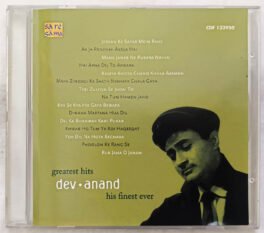 Dev Anand greatest Hits His Finest Ever Hindi Audio cd