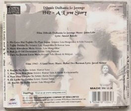 Dilwale Dulhaniya Le Jayenge – 1942 A Love Story Hindi Audio Cd