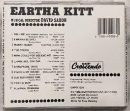 Eartha Kitt In Person At The Plaza Audio cd