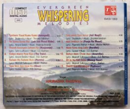 Evergreen Whispering Melodies Anuradha Paudwal Hindi Audio Cd