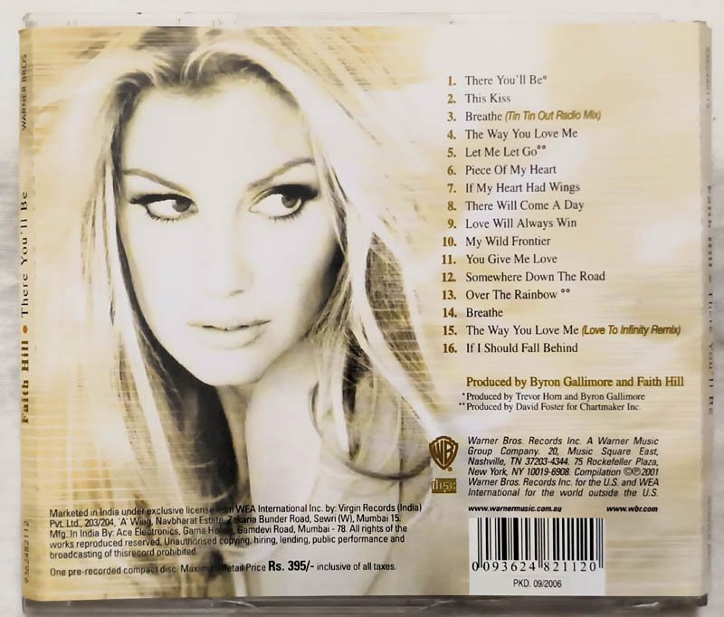 Faith Hill There You'll Be Audio cd