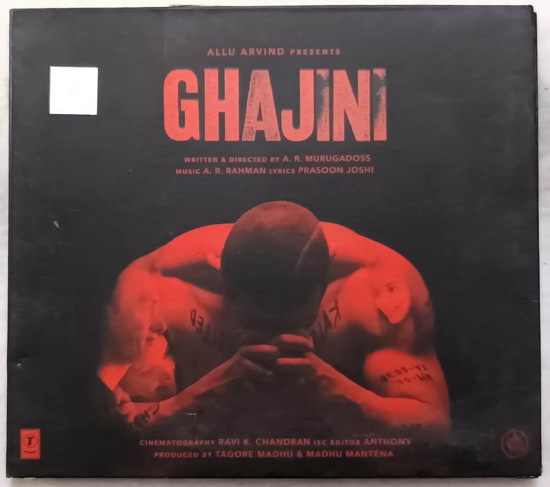 Ghajini Hindi Audio Cd by A R Rahman