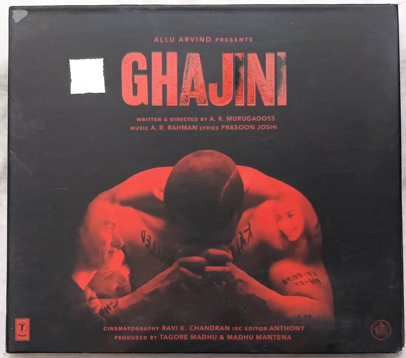 Ghajini Tamil Audio Cd by A.R.Rahman