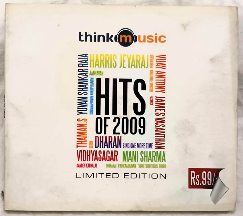 Harris Jayaraj Hits of 2009 Tamil Audio Cd