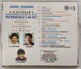 Hindustani Hindi Audio Cd By A R Rahman