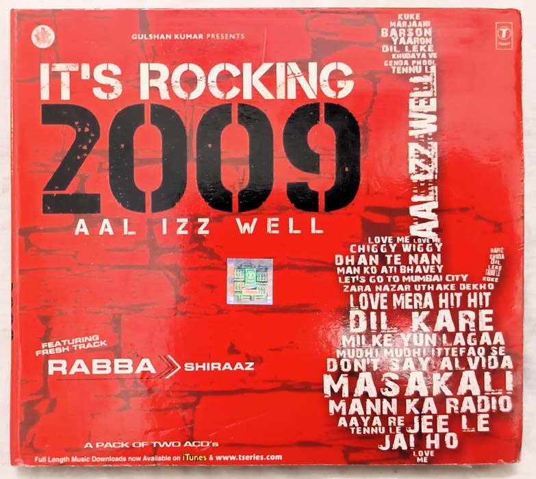Its Rocking 2009 Aal Izz Well Hindi Audio cd..
