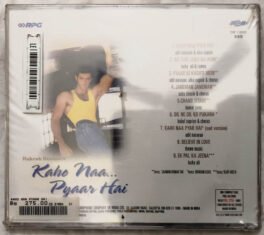 Kaho Naa Pyaar Hai Hindi Audio Cd By Rajesh Roshan (Sealed)