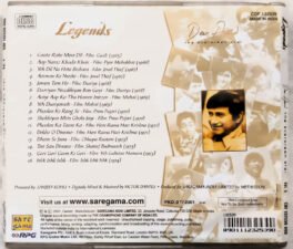 Legends Dev Anand The Evergreen Star Hindi Audio Cd