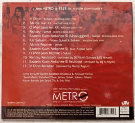 Metro Hindi Audio Cd By Pritam