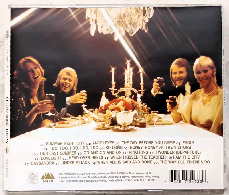 More Abba Gold English Audio Cd .