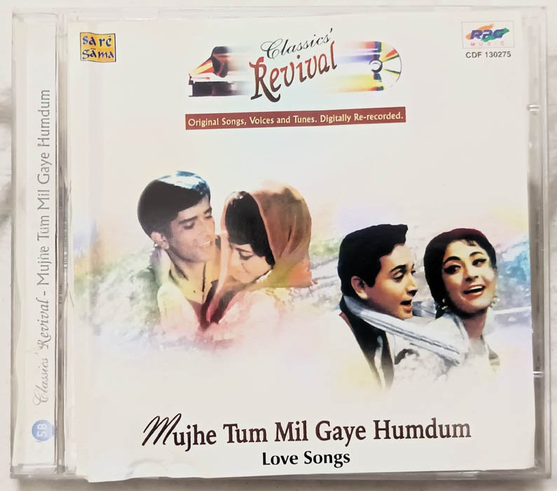 Mujhe Tum Mil Gaye Humdum Love Songs Hindi Audio Cd