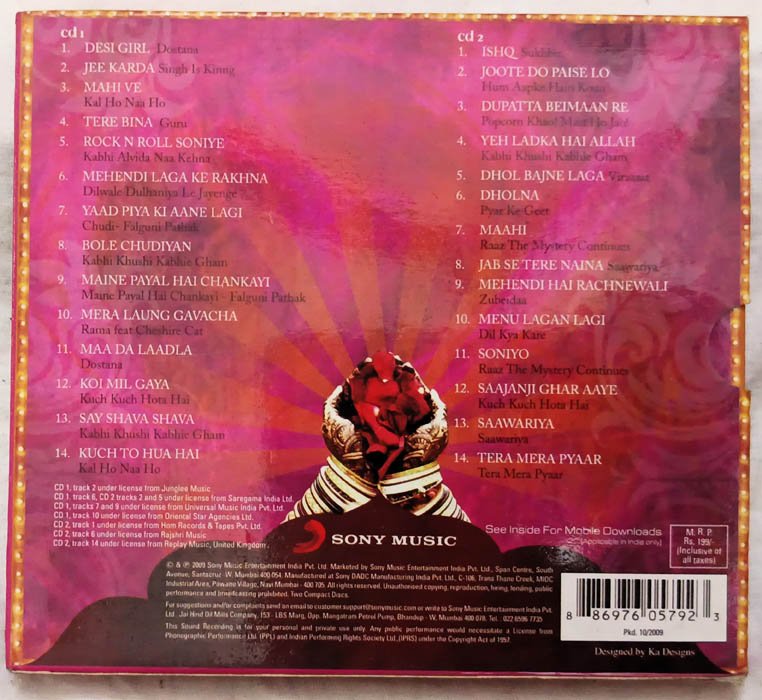 My Big Fat Bollywood Wedding Hindi Audio Cd .