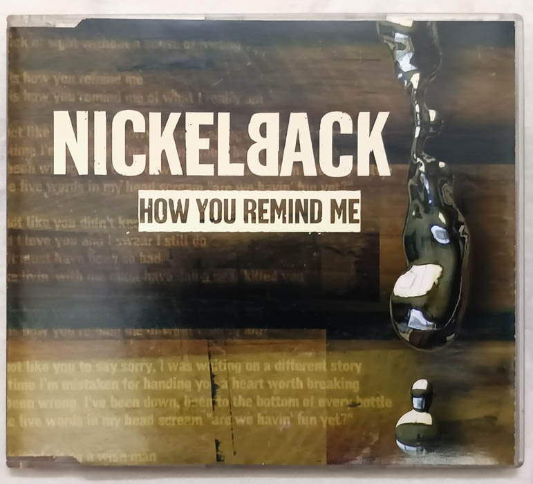 Nickelback How you Remind Me Audio cd