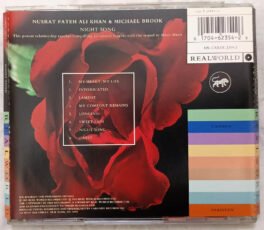 Nusrat Fateh Ali Khan and Michael Brook Night Song English Audio Cd