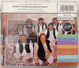 Nusrat Fateh Ali Khan and Party Devotional and Love Songs Hindi Audio Cd