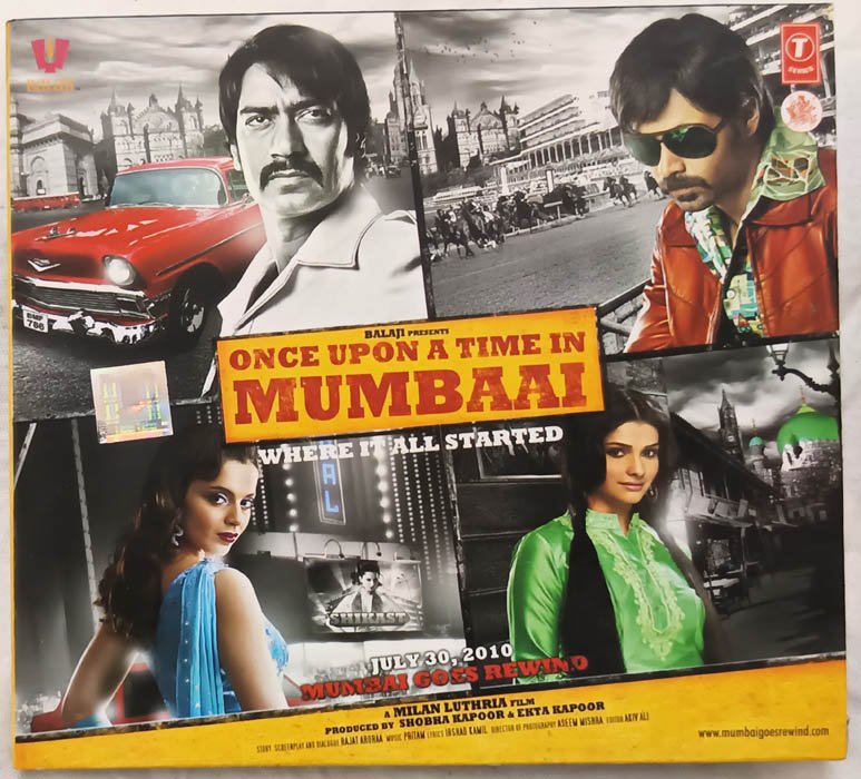Once Upon A Time in Mumbai Hindi Audio Cd By Pritam