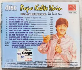 Papa kehte hain we love you Hits of Udit Narayan Audio cd