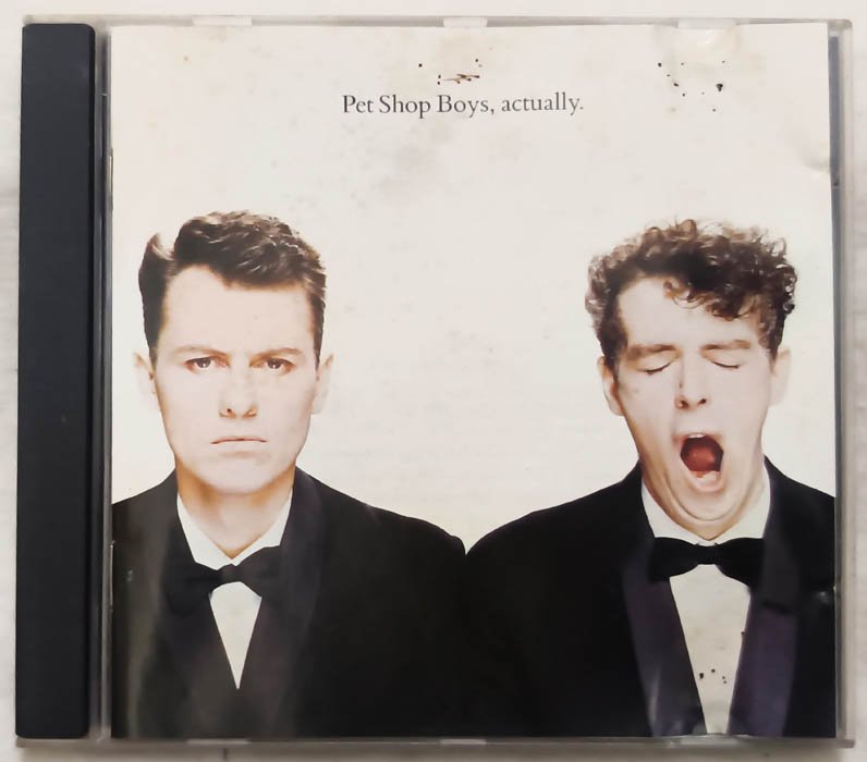 Pet Shop Boys Actually Album Audio Cd
