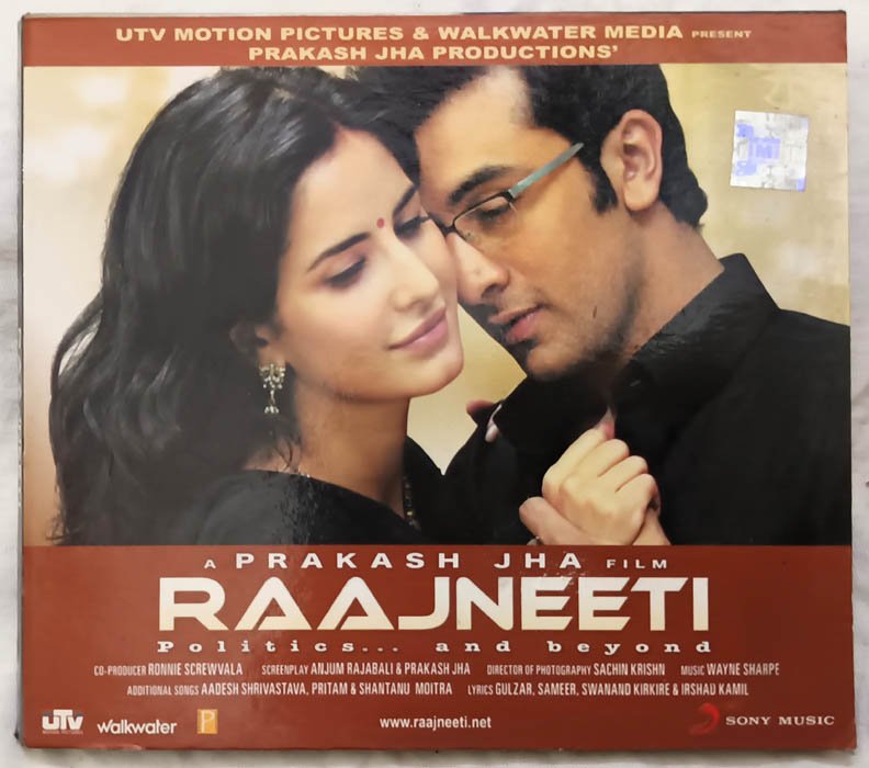 Raajneeti Hindi Audio Cd By Wayne Sharpe