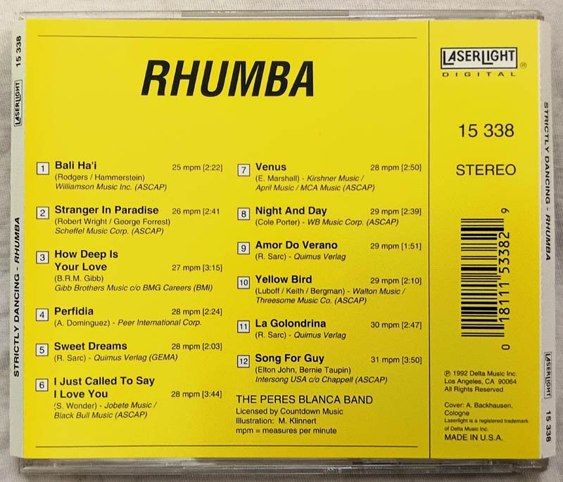 Rhummba The Peres Blanca Band Audio cd