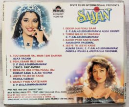 Saajan Hindi Audio cd Music Nadeem Shravan