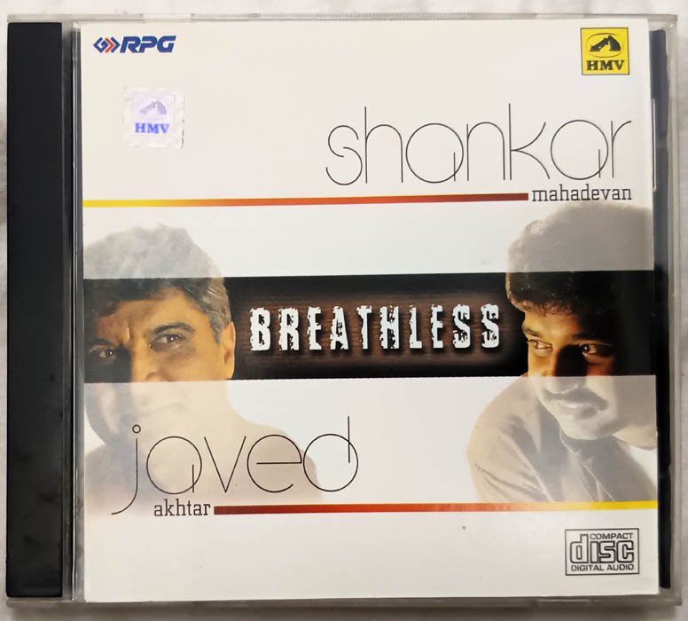 Shankar Mahadevan Breathless Javed Akhtar Hindi Audio Cd