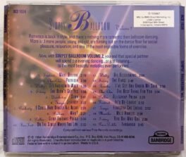 Simply Ballroom Vol 2 Audio cd