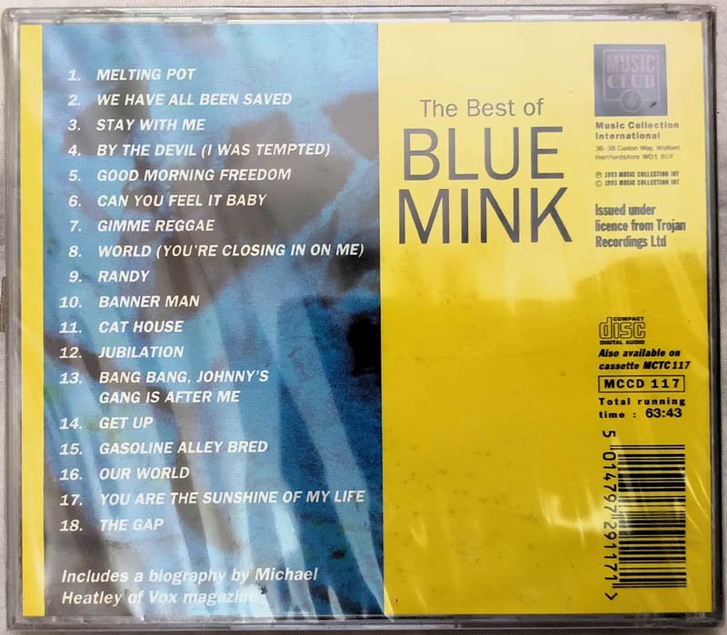The Best of Blue Mink Audio cd.