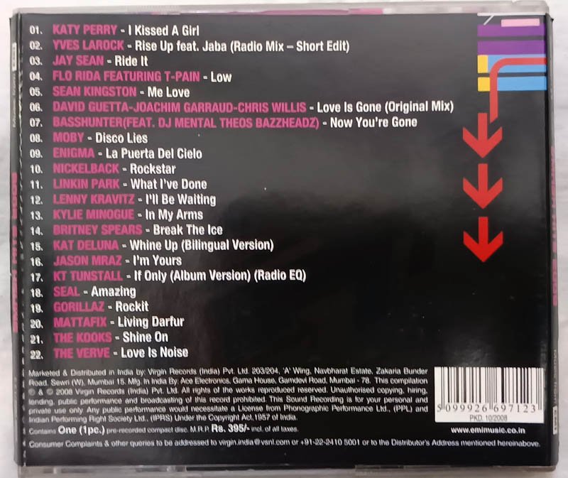 The Biggest Hits of 2008 Smash Hits 2008 English Audio Cd .