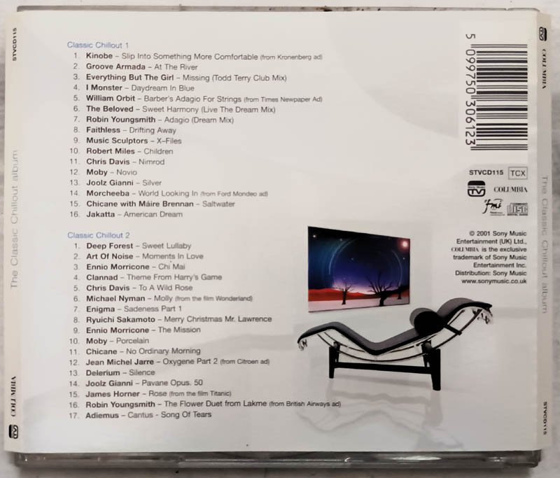 The Classic Chillout Album Audio cd.