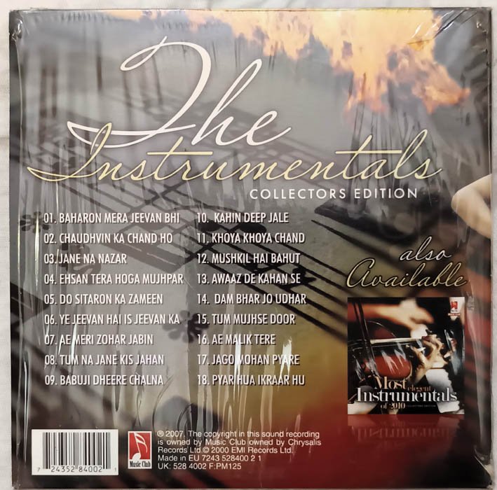 The Instrumentals Collectors Edition Hindi Audio Cd .
