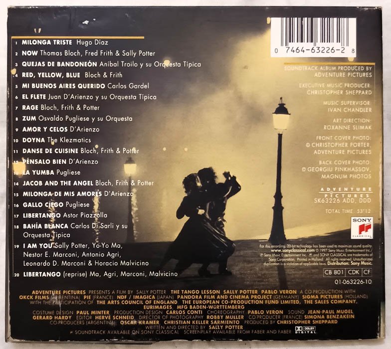 The Tango Lesson English Audio Cd .