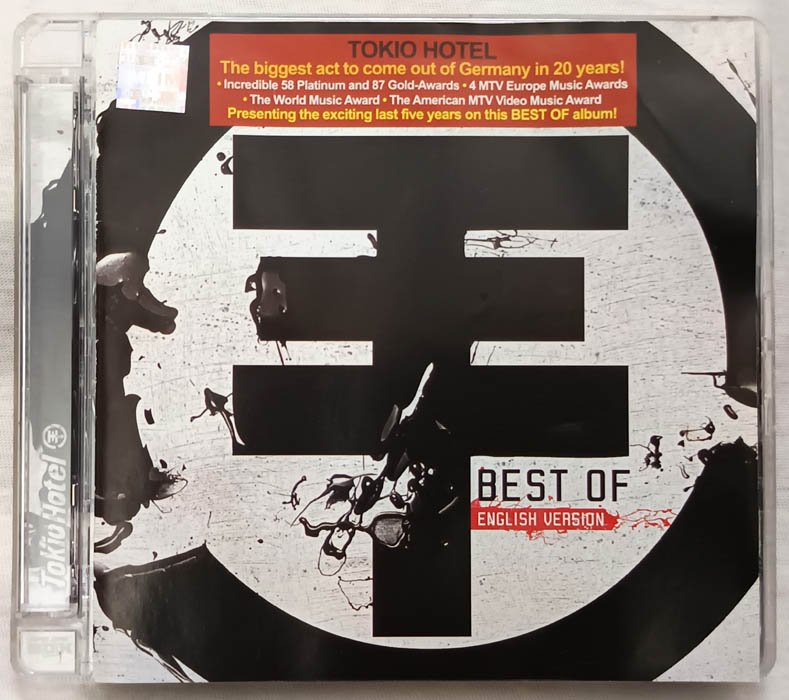 Tokio Hotel Best of English version Audio cd