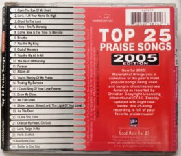 Top 25 Praise Songs Audio cd