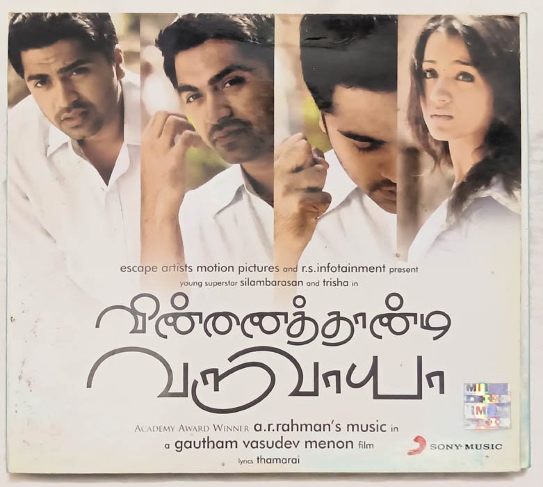 Vinnaithaandi Varuvaayaa Audio Cd By A R Rahman