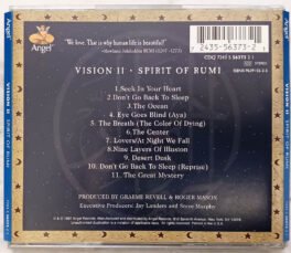 Vision II Spirit OF RUMI English Audio Cd