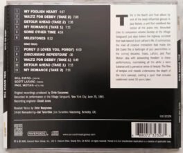 Waltz for Debby Bill Evans Trio English Audio Cd
