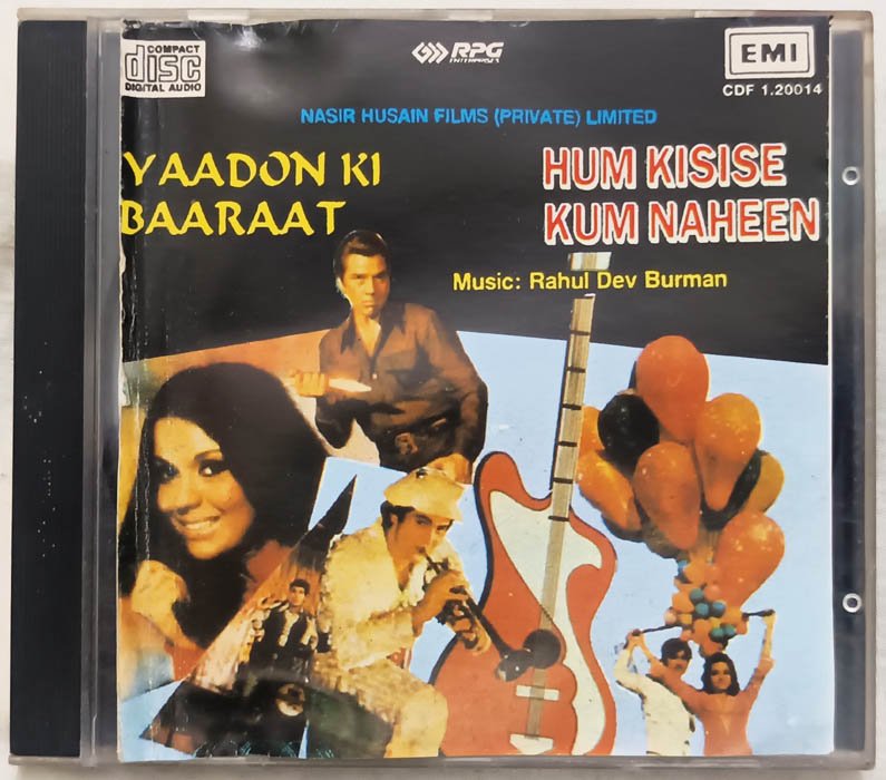 Yaadon Ki Baaraat-Hum Kisise Kum Naheen Hindi Film Audio cd By Rahul Dev Burman