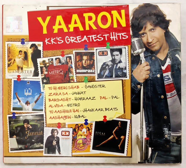 Yaaron KK is Greatest Hits Hindi Audio Cd