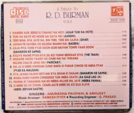 A Tribute to R D Burman Anuradha Paudwal Abhijeet Hindi Audio cd