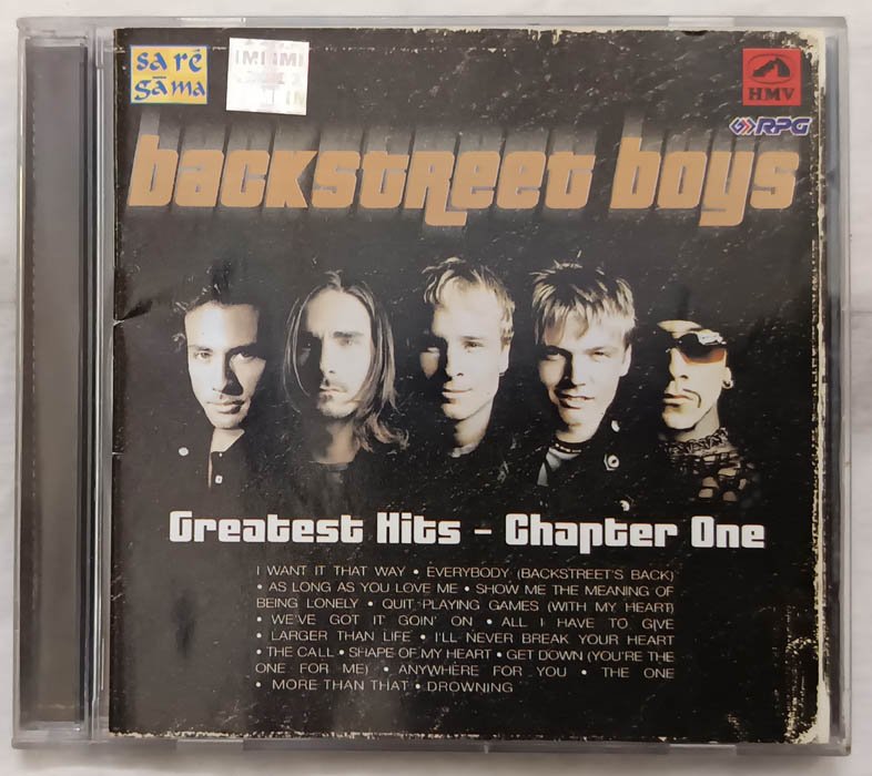 Backstreet Boys Greatest Hits - Chapter One Audio Cd