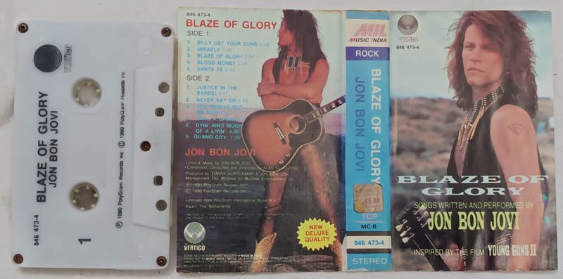 Blaze of Glory Jon Bon Jovi Audio Cassette
