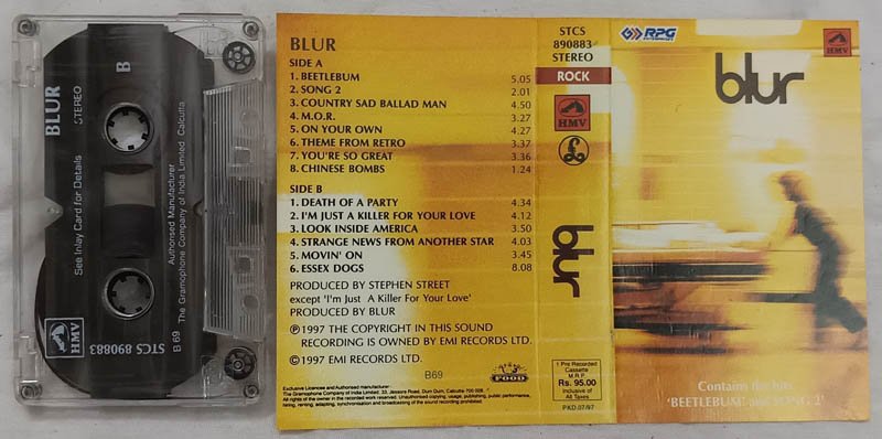 Blur Contain the Hits Beetlebum and songs 24 Audio Cassette