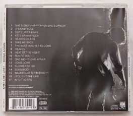 Bryan Adams Live Audio cd