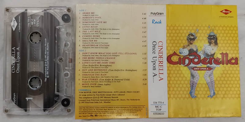Cinderlla Once Upon A Audio Cassette