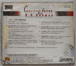 Classical Fusion A R Rahman Tamil Film Songs Audio cd